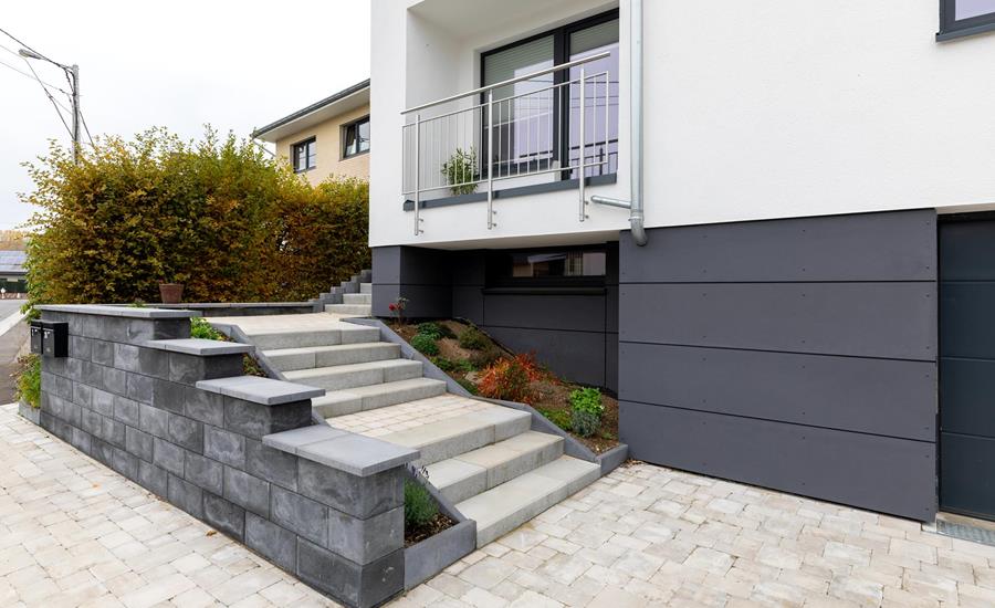 Energetische Renovierung und Gestaltung der Außenanlage