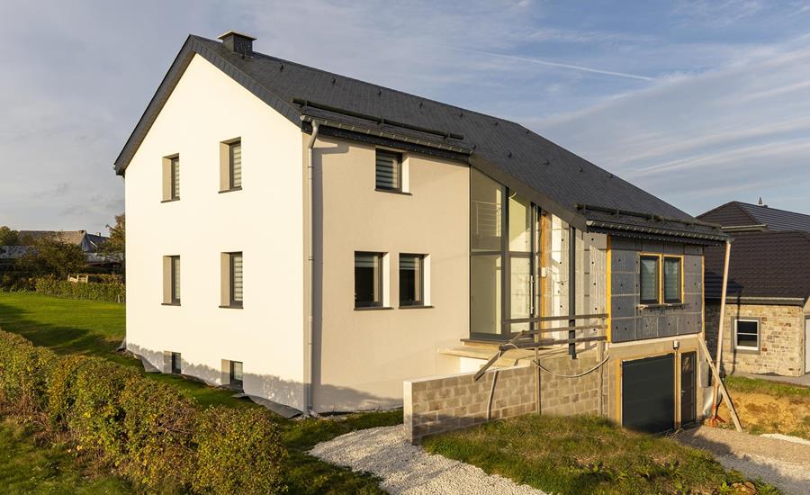 Neubau eines Hauses für eine Familie