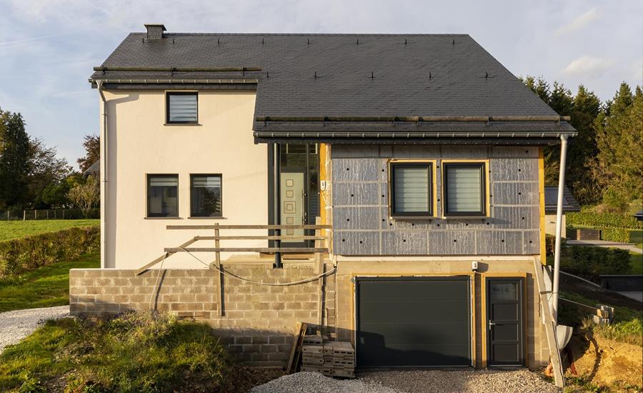 Neubau eines Hauses für eine Familie